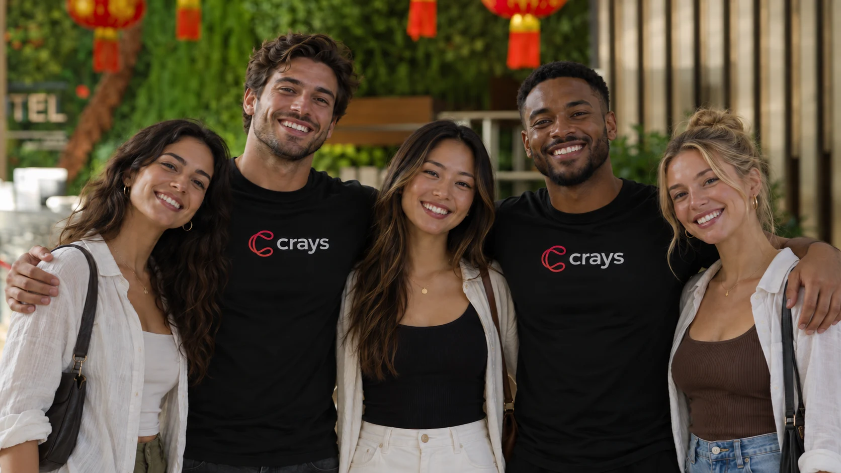 A diverse local community growing around a CRAYS business